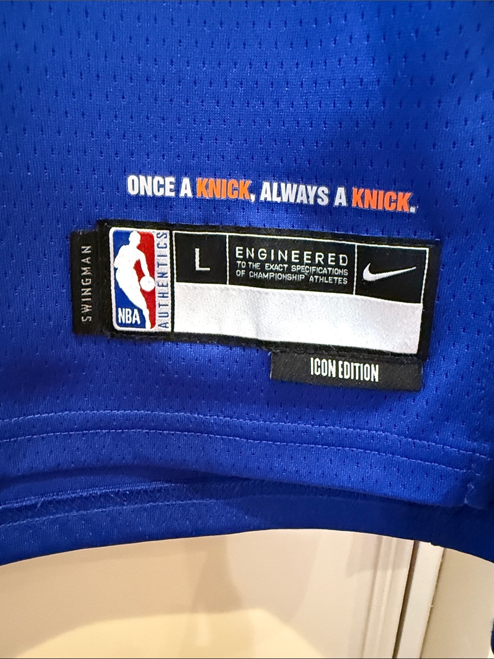 Nike YOUTH SZ L New York KNICKS Basketball Jersey #11 BRUNSON - Picture 4 of 6